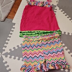 Colorful Girls Matching Set